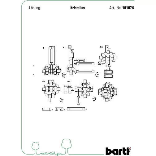 Puzzle bambusowe Crystallus, Obraz 2