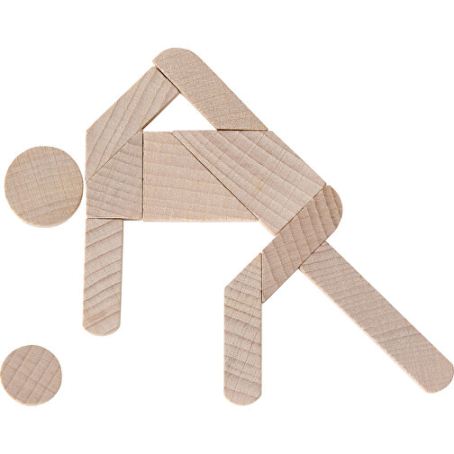 Kegeln-Puzzle , , 8,80cm x 2,00cm x 6,50cm (Länge x Höhe x Breite), Bild 1