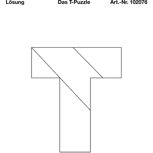 Le puzzle en T, Image 4