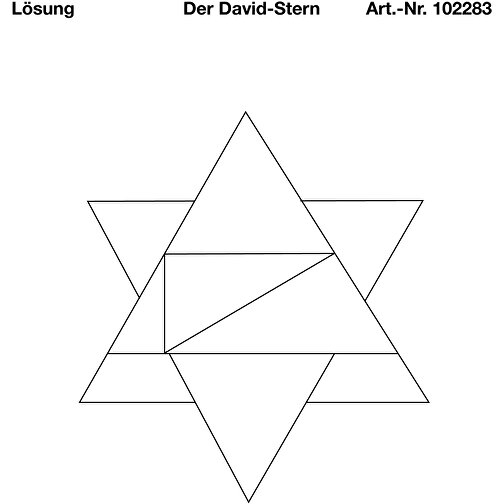Der David-Stern , , 6,50cm x 1,30cm x 5,00cm (Länge x Höhe x Breite), Bild 4