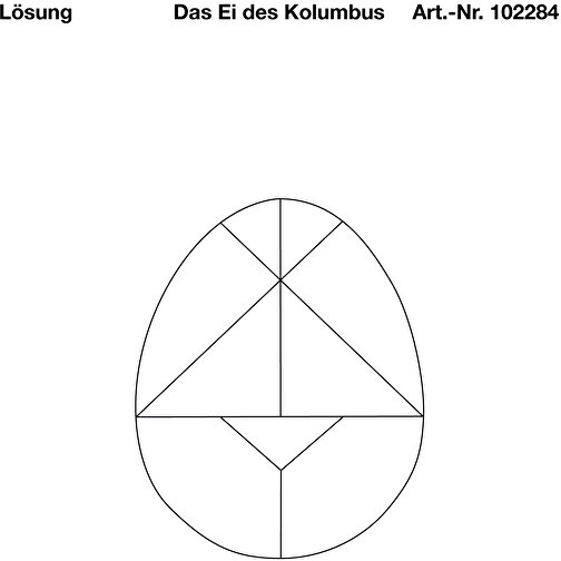Das Ei Des Kolumbus , , 6,50cm x 1,30cm x 5,00cm (Länge x Höhe x Breite), Bild 4