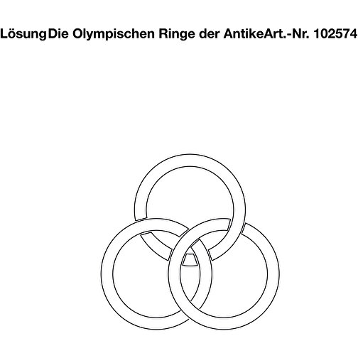 Die Olympischen Ringe Der Antike , , 6,50cm x 1,30cm x 5,00cm (Länge x Höhe x Breite), Bild 4