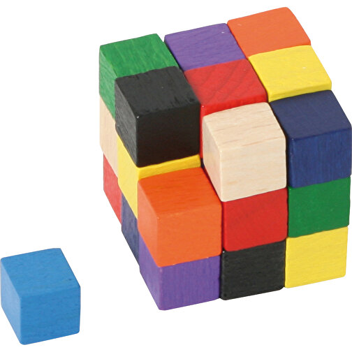 Mini-Farben-Sudoku , Holz, 6,50cm x 1,30cm x 5,00cm (Länge x Höhe x Breite), Bild 2