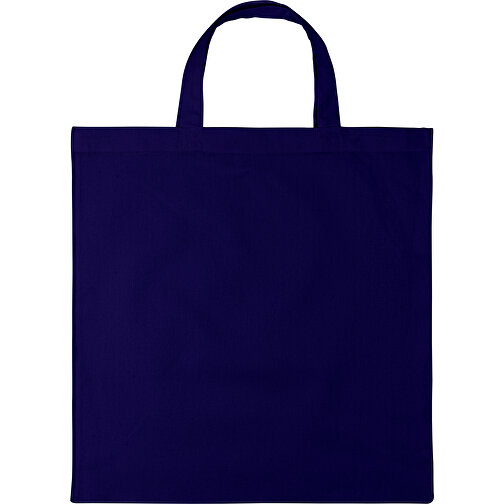 Baumwolltasche Farbig , dunkel violett, Baumwolle, 39,00cm x 41,00cm (Höhe x Breite), Bild 1