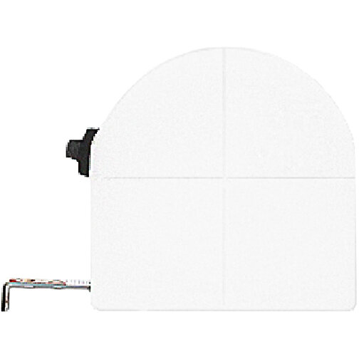 Sichtfenster Taschenbandmaß VISO 3 M , weiß, Polyamid, 6,50cm x 2,50cm x 6,50cm (Länge x Höhe x Breite), Bild 1