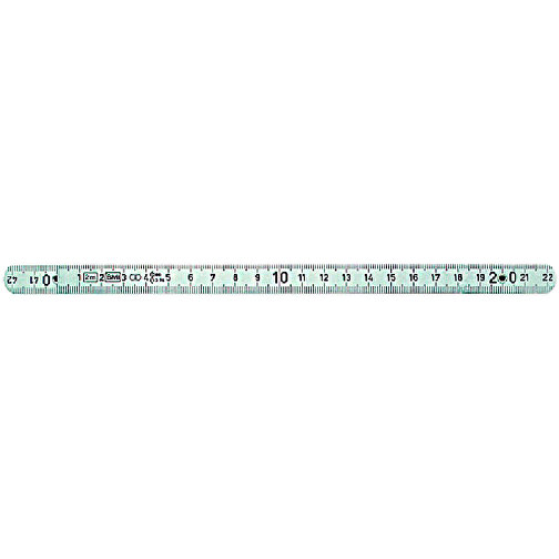 Maßstab Aus Metall 2 M , silber, Aluminiumlegierung, 13,00cm x 27,00cm x 24,00cm (Länge x Höhe x Breite), Bild 2