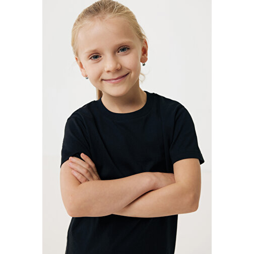 Iqoniq Koli Kids T-Shirt Aus Recycelter Baumwolle , schwarz, 30% recycelte und 70% biologische Baumwolle, 13-14, 65,00cm x 0,50cm (Länge x Höhe), Bild 10