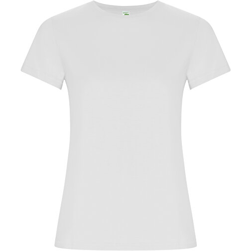 Golden T-Shirt Für Damen , weiß, Single jersey Strick 100% Bio Baumwolle, 160 g/m2, M, , Bild 1