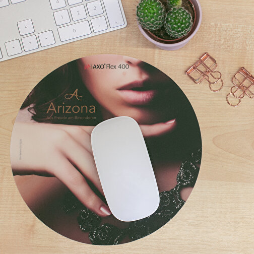 AXOPAD® Mousepad AXOFlex 400, 21 cm rotondo, 0,8 mm di spessore, Immagine 5