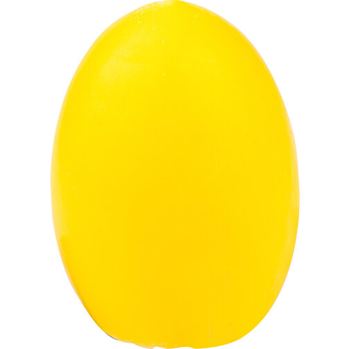 Das Gelbe Vom Ei Mit Tontöpfchen Und Eierkerze , individuell, Wachs,  Papier, Ton,, 11,00cm x 7,00cm x 11,00cm (Länge x Höhe x Breite), Bild 3