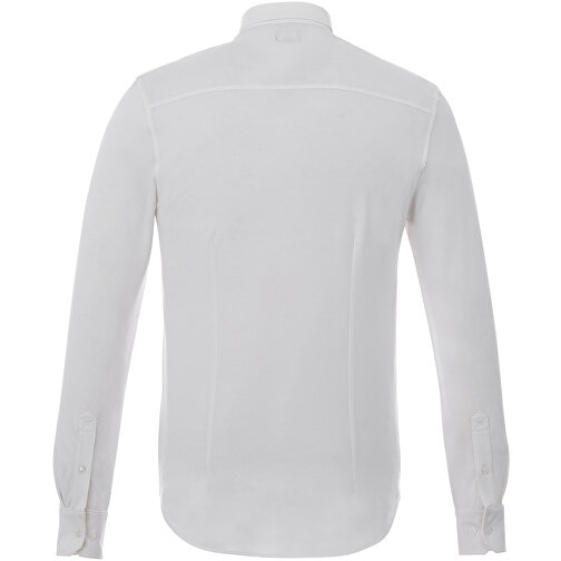 Bigelow Langarm Hemd , weiß, Double Pique Strick 95% Baumwolle, 5% Elastan, 200 g/m2, XL, , Bild 8