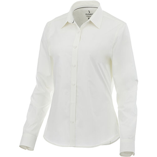 Hamell Langärmlige Bluse , weiß, Poplin-Gewebe 97% Baumwolle, 3% Elastan, 118 g/m2, L, , Bild 1