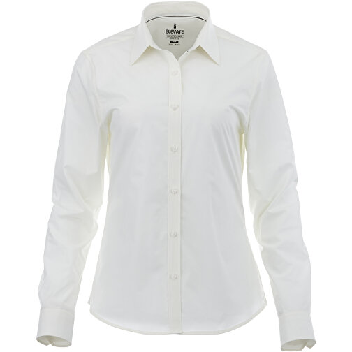 Hamell Langärmlige Bluse , weiß, Poplin-Gewebe 97% Baumwolle, 3% Elastan, 118 g/m2, L, , Bild 2