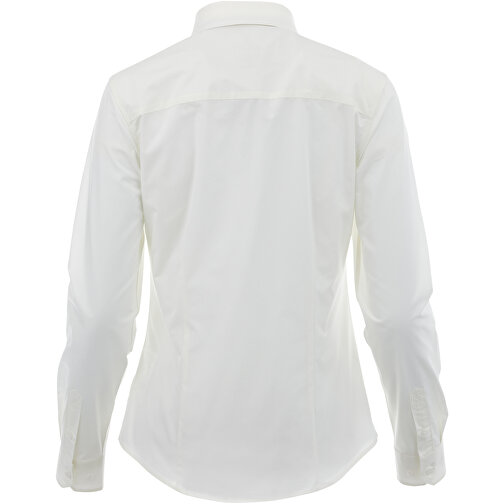 Hamell Langärmlige Bluse , weiß, Poplin-Gewebe 97% Baumwolle, 3% Elastan, 118 g/m2, S, , Bild 3