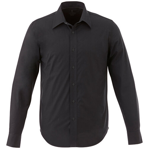 Hamell Langärmliges Hemd , schwarz, Poplin-Gewebe 97% Baumwolle, 3% Elastan, 118 g/m2, XXL, , Bild 12