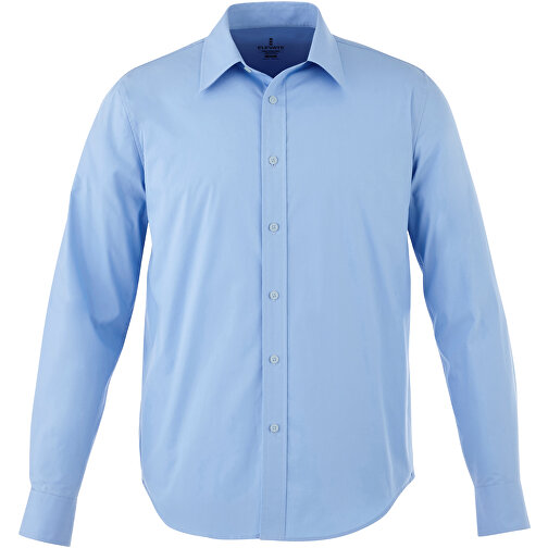 Hamell Langärmliges Hemd , hellblau, Poplin-Gewebe 97% Baumwolle, 3% Elastan, 118 g/m2, XXXL, , Bild 13