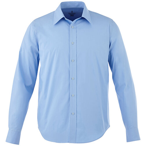 Hamell Langärmliges Hemd , hellblau, Poplin-Gewebe 97% Baumwolle, 3% Elastan, 118 g/m2, XXL, , Bild 15