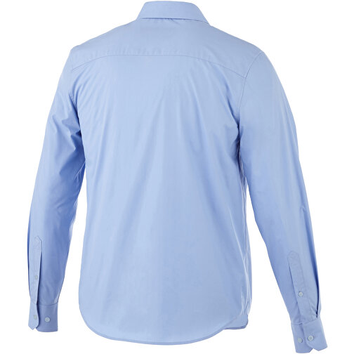 Hamell Langärmliges Hemd , hellblau, Poplin-Gewebe 97% Baumwolle, 3% Elastan, 118 g/m2, M, , Bild 4