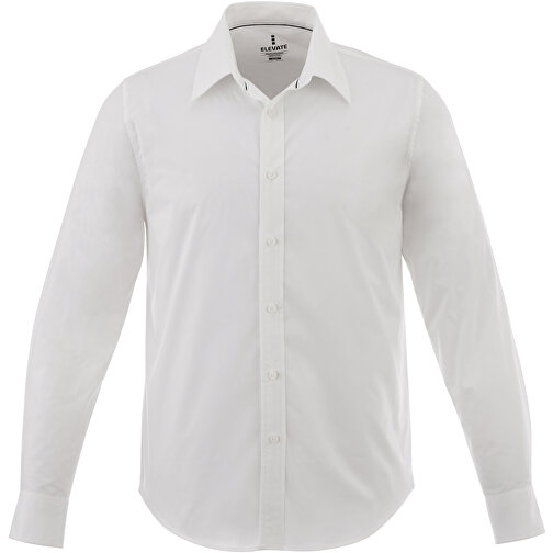Hamell Langärmliges Hemd , weiß, Poplin-Gewebe 97% Baumwolle, 3% Elastan, 118 g/m2, XXXL, , Bild 2
