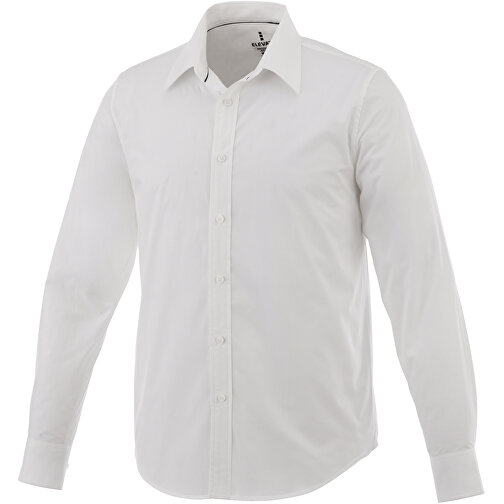 Hamell Langärmliges Hemd , weiß, Poplin-Gewebe 97% Baumwolle, 3% Elastan, 118 g/m2, M, , Bild 1