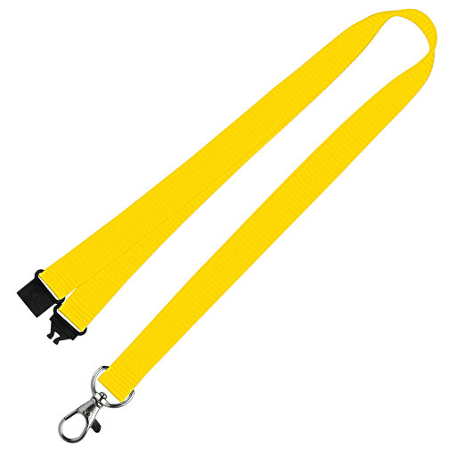 Schlüsselband Standard , Promo Effects, gelb, Polyester, 92,00cm x 1,50cm (Länge x Breite), Bild 1