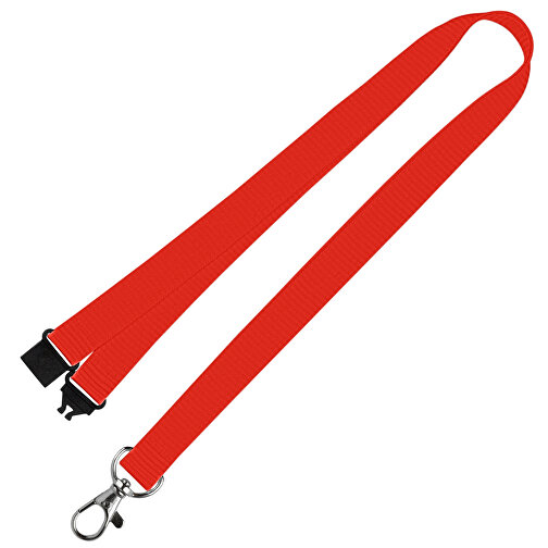 Schlüsselband Standard , Promo Effects, rot, Polyester, 92,00cm x 1,50cm (Länge x Breite), Bild 1
