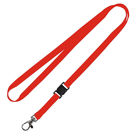 Schlüsselband Standard , Promo Effects, rot, Polyester, 105,00cm x 1,00cm (Länge x Breite), Bild 1