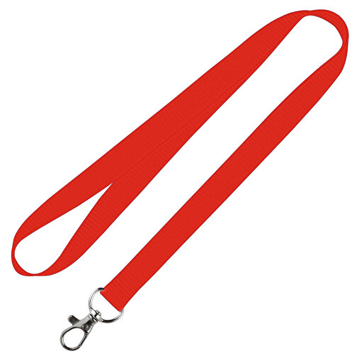Schlüsselband Standard , Promo Effects, rot, Polyester, 92,00cm x 1,50cm (Länge x Breite), Bild 1