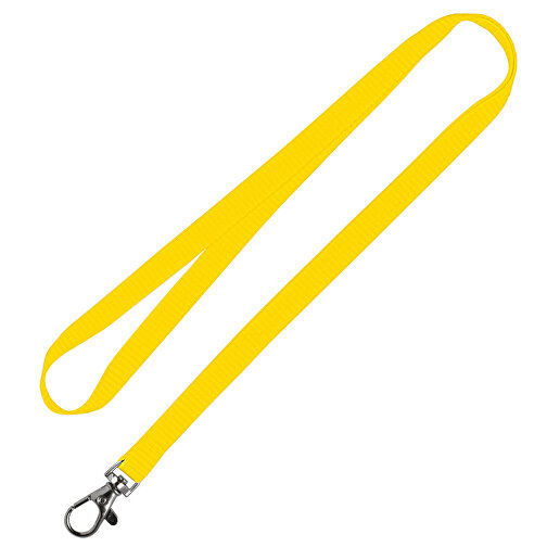 Schlüsselband Standard , Promo Effects, gelb, Polyester, 92,00cm x 1,00cm (Länge x Breite), Bild 1