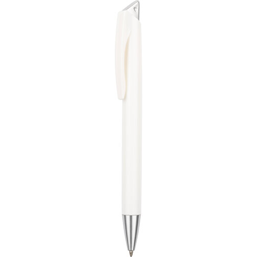 Kugelschreiber Roxi Color , Promo Effects, weiß, Kunststoff, 14,10cm (Länge), Bild 1