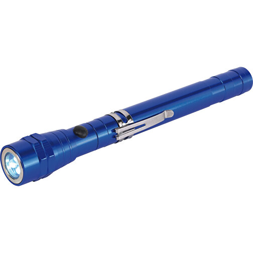 LED-Taschenlampe REFLECT , blau, Aluminium, 16,80cm (Höhe), Bild 1