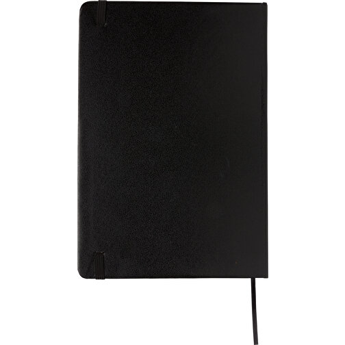 Basic Hardcover Notizbuch A5, Schwarz , schwarz, Papier, 1,30cm x 21,00cm (Länge x Höhe), Bild 5