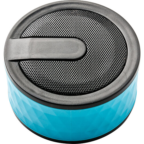 Geometrischer BT Lautsprecher, Blau , blau, ABS, 3,50cm (Höhe), Bild 2