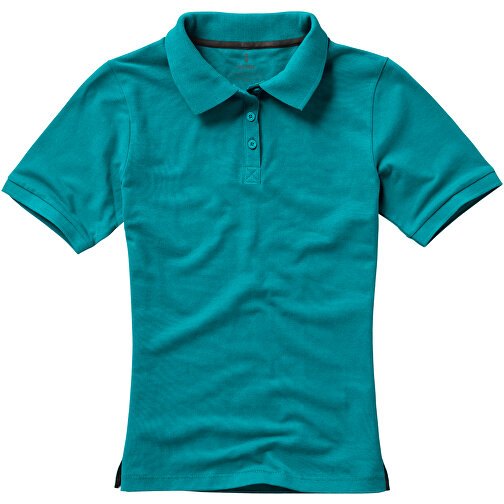 Calgary Poloshirt Für Damen , aquablau, Piqué Strick  Baumwolle, 200 g/m2, M, , Bild 24