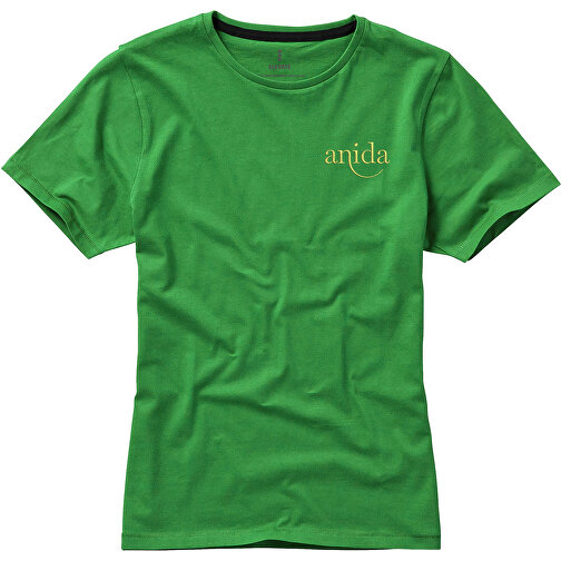 Nanaimo – T-Shirt Für Damen , farngrün, Single jersey Strick 100% BCI Baumwolle, 160 g/m2, S, , Bild 3