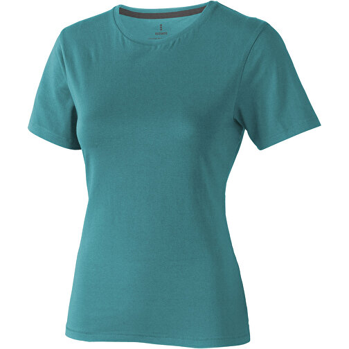 Nanaimo – T-Shirt Für Damen , aquablau, Single jersey Strick 100% BCI Baumwolle, 160 g/m2, M, , Bild 1
