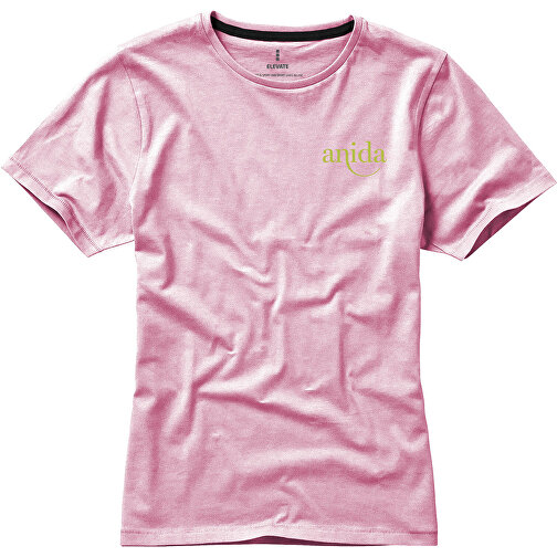 Nanaimo – T-Shirt Für Damen , hellrosa, Single jersey Strick 100% BCI Baumwolle, 160 g/m2, XXL, , Bild 2