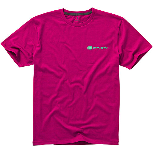 Nanaimo T-Shirt Für Herren , magenta, Single jersey Strick 100% BCI Baumwolle, 160 g/m2, XXXL, , Bild 4