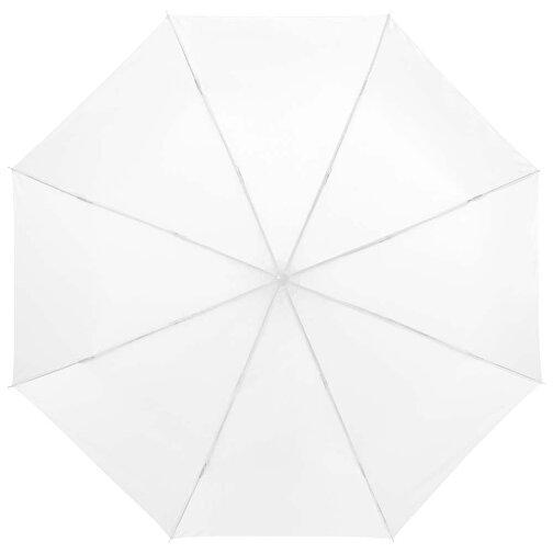 Ida 21,5' Kompaktregenschirm , weiß, Polyester, 24,00cm (Höhe), Bild 6