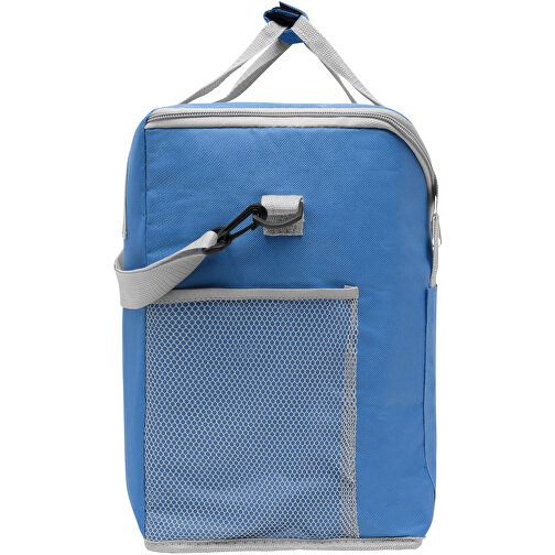 Kühltasche FROSTY , blau, grau, 600D Polyester, 32,00cm x 37,00cm x 23,00cm (Länge x Höhe x Breite), Bild 3