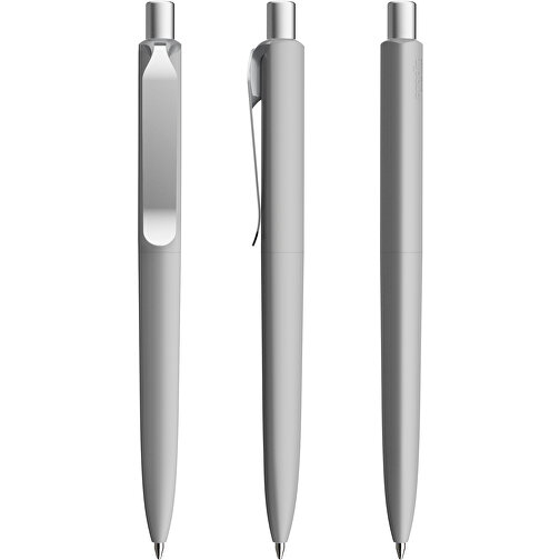 Prodir DS8 PSR Push Kugelschreiber , Prodir, delfingrau/silber satiniert, Kunststoff/Metall, 14,10cm x 1,50cm (Länge x Breite), Bild 6