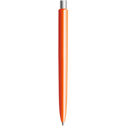 Prodir DS8 PSP Push Kugelschreiber , Prodir, orange/silber satiniert, Kunststoff/Metall, 14,10cm x 1,50cm (Länge x Breite), Bild 3