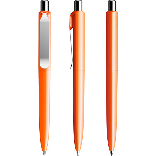 Prodir DS8 PSP Push Kugelschreiber , Prodir, orange/silber poliert, Kunststoff/Metall, 14,10cm x 1,50cm (Länge x Breite), Bild 6
