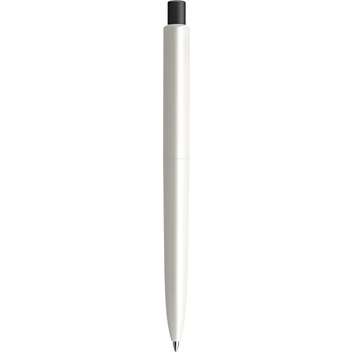 Prodir DS8 PSP Push Kugelschreiber , Prodir, weiss/schwarz satiniert, Kunststoff/Metall, 14,10cm x 1,50cm (Länge x Breite), Bild 3