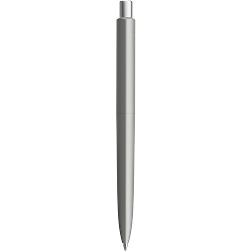 Prodir DS8 PSM Push Kugelschreiber , Prodir, delfingrau/silber satiniert, Kunststoff/Metall, 14,10cm x 1,50cm (Länge x Breite), Bild 3