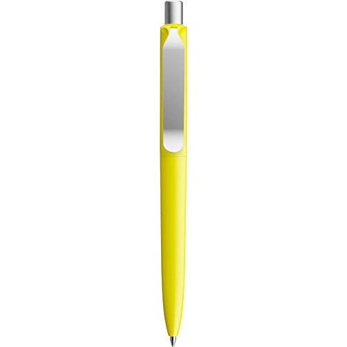 Prodir DS8 PSM Push Kugelschreiber , Prodir, lemon/silber satiniert, Kunststoff/Metall, 14,10cm x 1,50cm (Länge x Breite), Bild 1