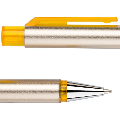 Kugelschreiber Ally , Promo Effects, gelb, Metall, Kunststoff, 13,80cm (Länge), Bild 2