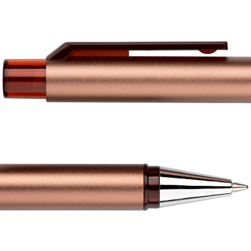 Kugelschreiber Ally , Promo Effects, braun, Metall, Kunststoff, 13,80cm (Länge), Bild 6