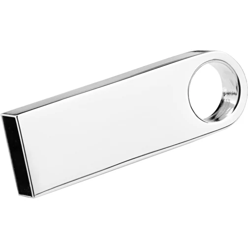 Clé USB Métal 4 Go brillant avec emballage, Image 1