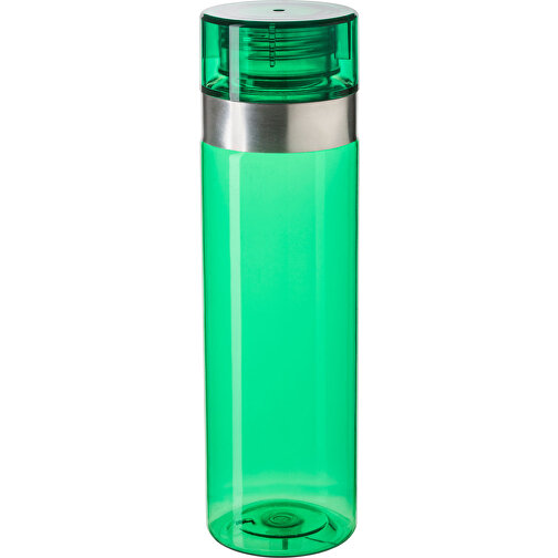 Trinkflasche Aus Kunststoff Artemio , grün, Edelstahl, PS, Silikon, Tritan, , Bild 1